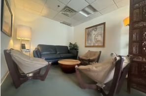 Comfortable therapy office environment
